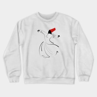 Sufi / Rumi Style Art Crewneck Sweatshirt